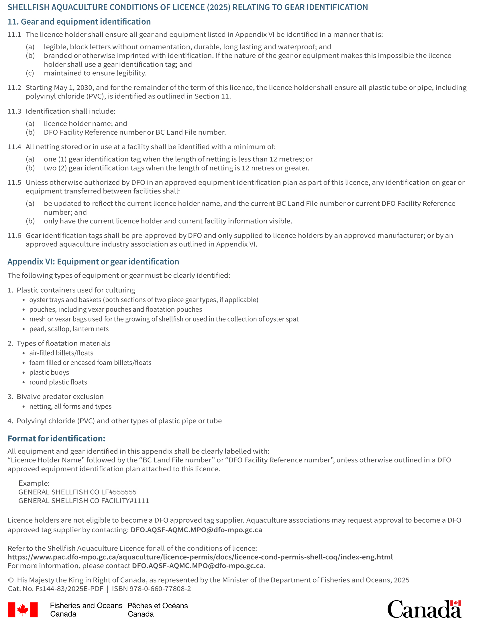 Infographic: Pacific aquaculture regulations - gear identification