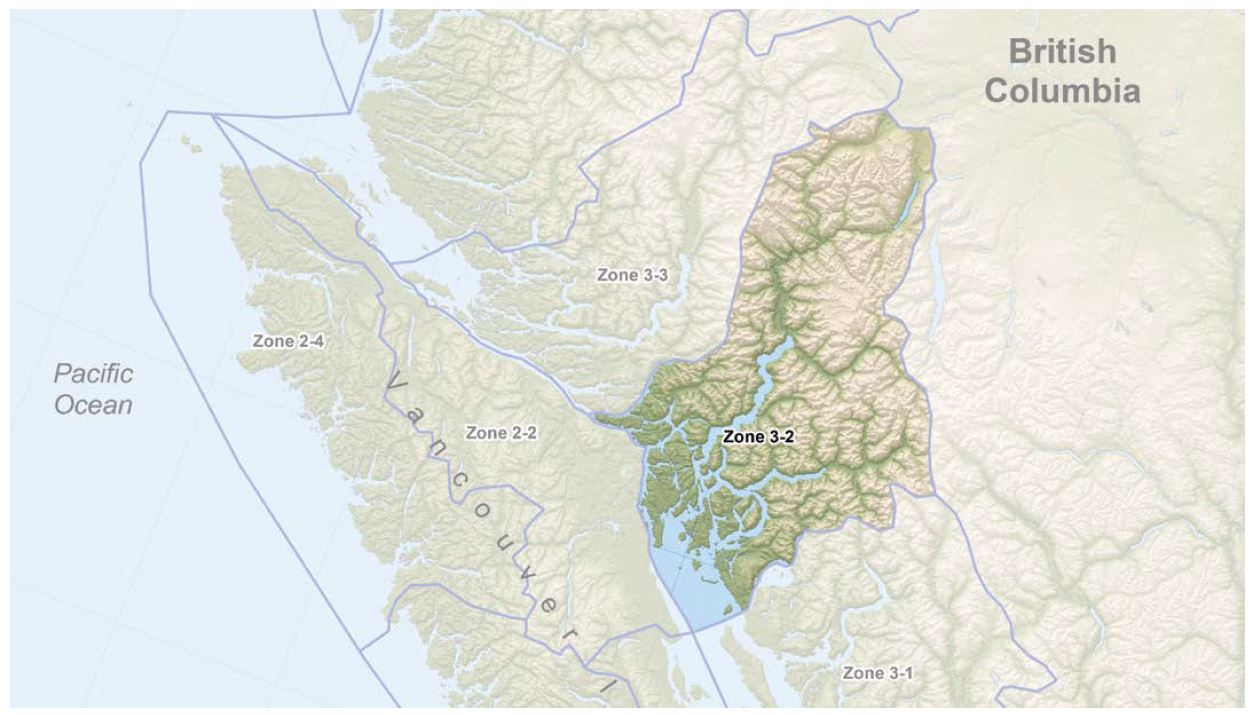 Figure 5. Fish Health Zone 3.2 (Discovery Islands)