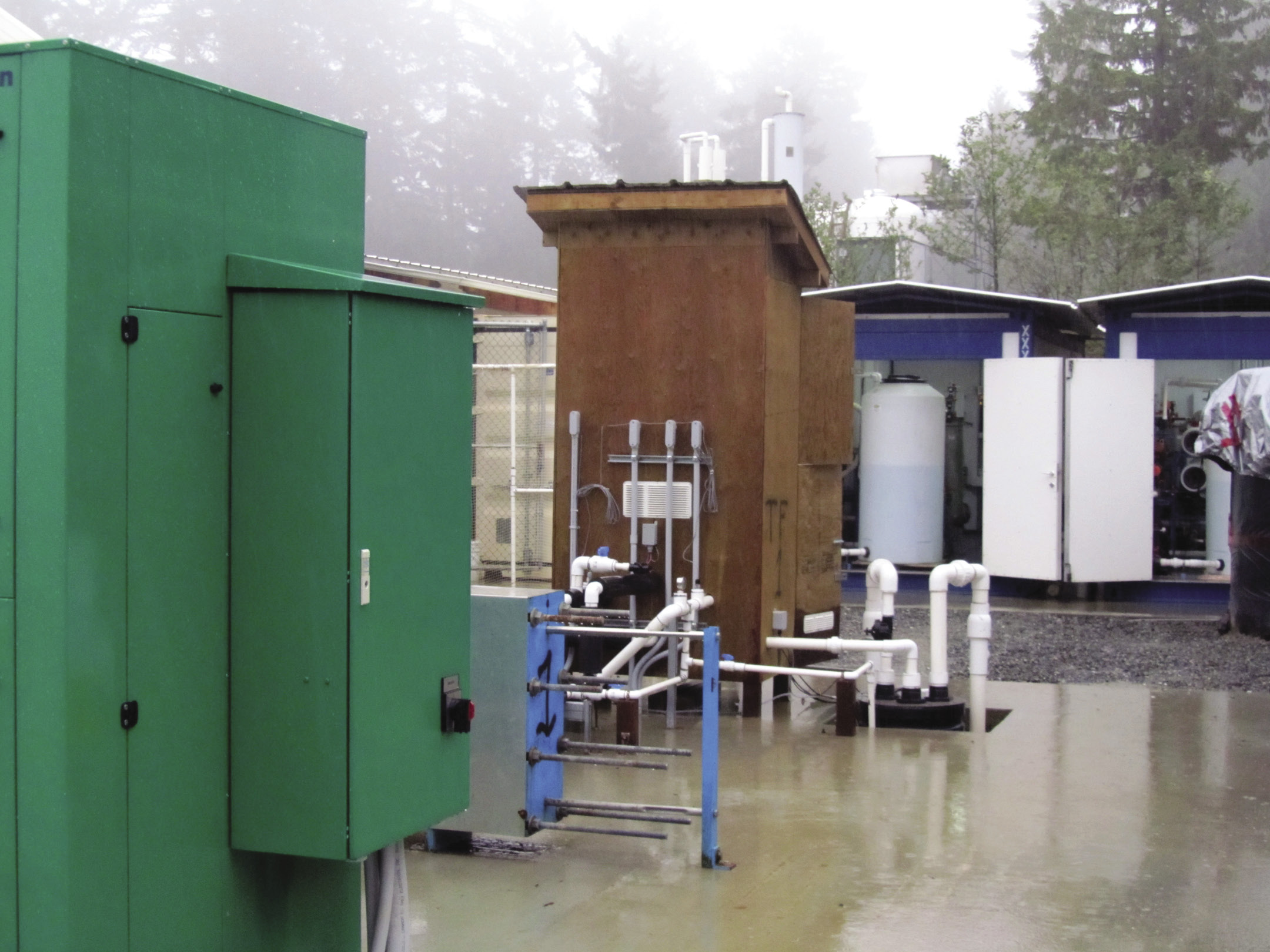 Marine Hatchery Water Conditioning Module