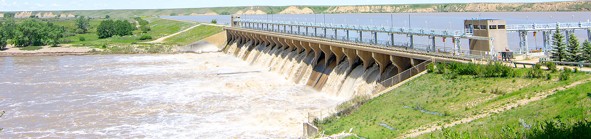 Image of dam spillway.