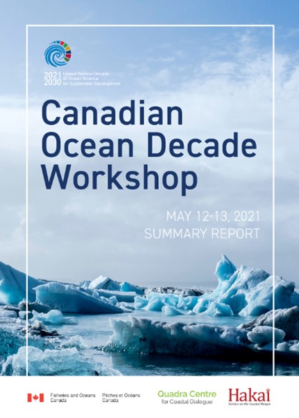 Thumbnail image of Canadian Ocean Decade Workshop report cover