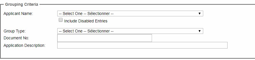 Image of Grouping Criteria section