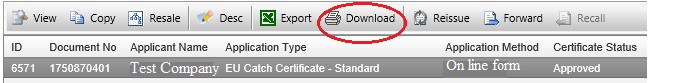 Image of Download button