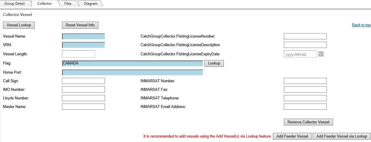 Image of Collector tab
