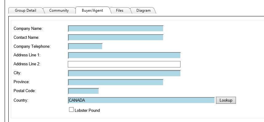 Image of Buyer/agent tab