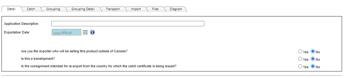 Image of Detail tab