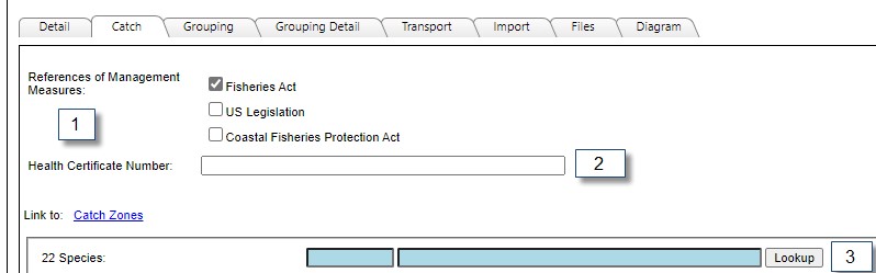 Image of Catch tab