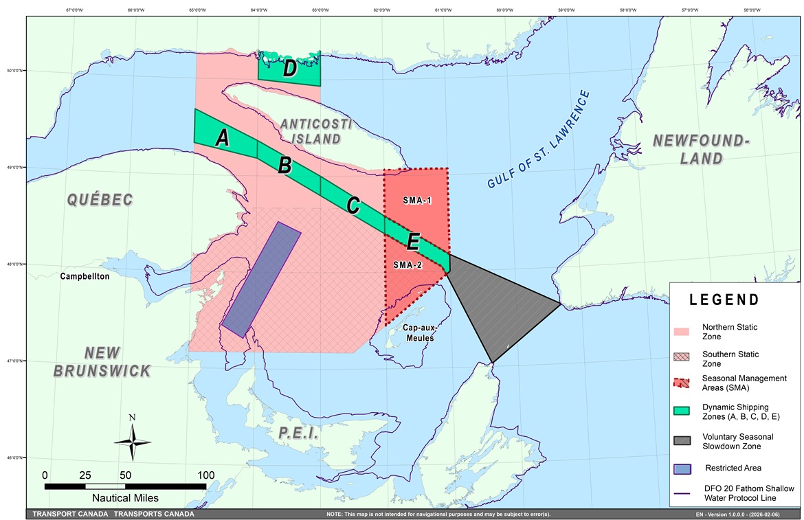 Image 1 - Map of North Atlantic Right Whale closures