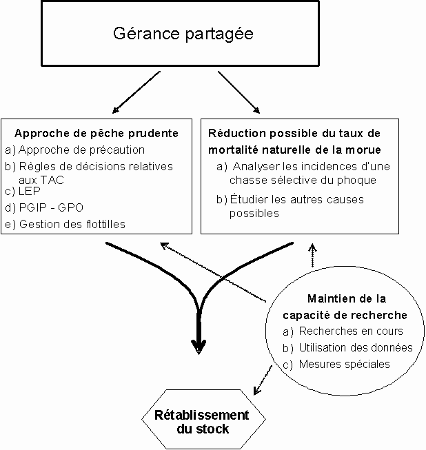 Graphique de la gérance partagée