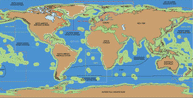 Carte de la limite de 200 milles marins