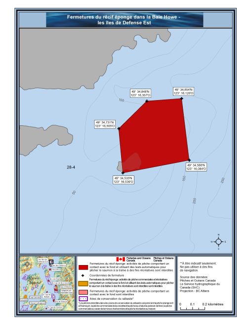 Les îles de Defence Est