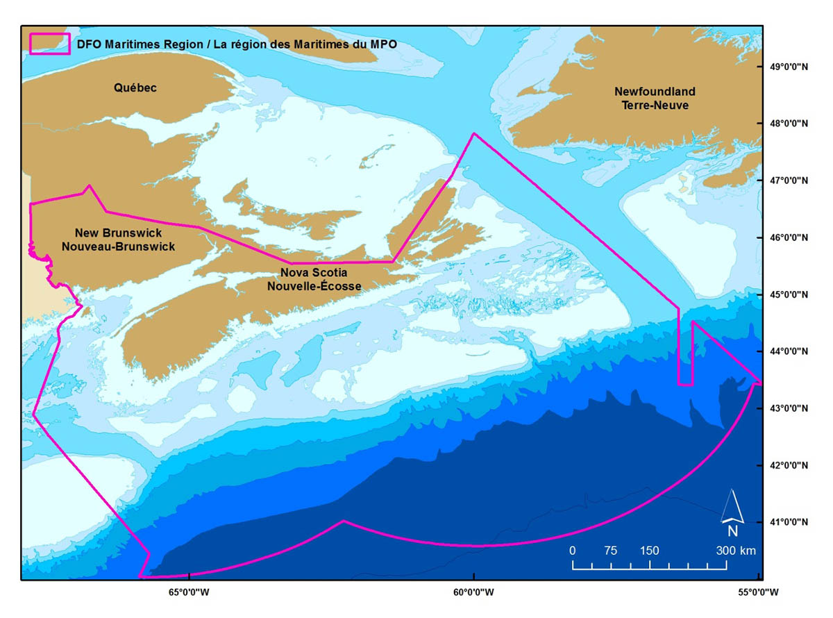 Plate-forme Néo-Écossaise, côte Atlantique et baie de Fundy