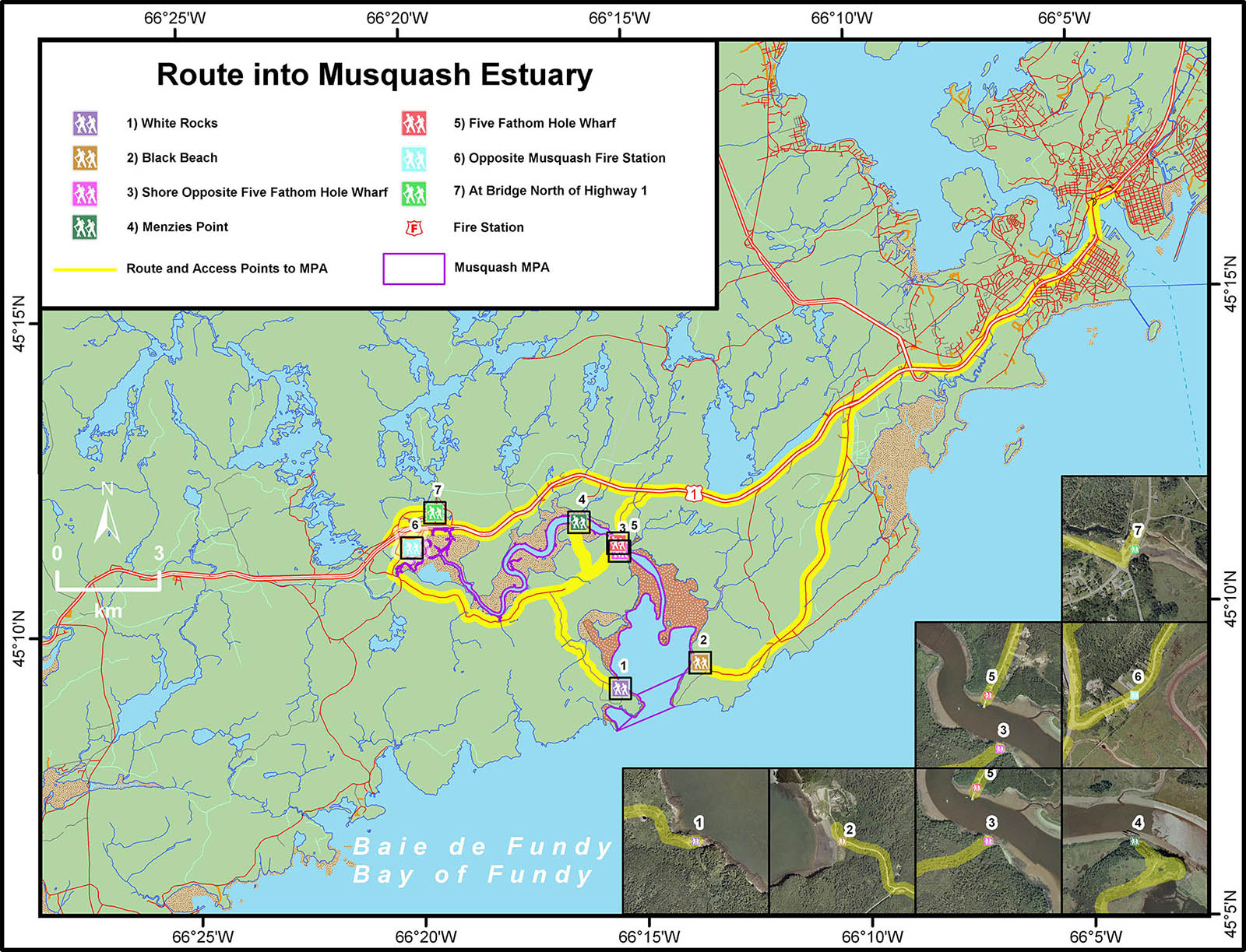 Route into Musquash Estuary