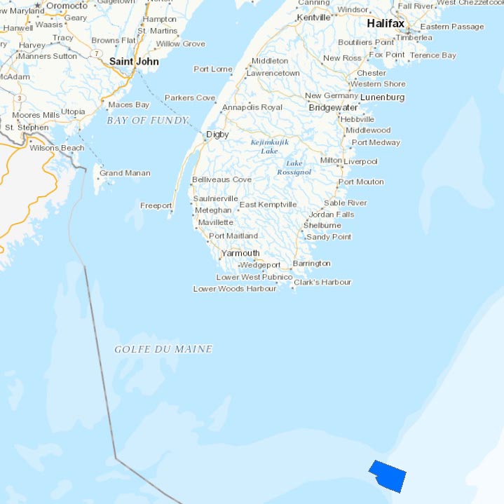 Northeast Channel Coral Conservation Area (Restricted Bottom Fisheries Zone)