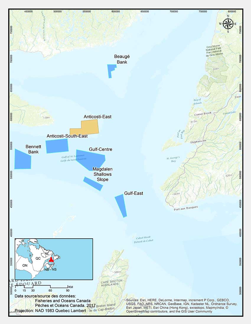 East of Anticosti Island Sponge Conservation Area