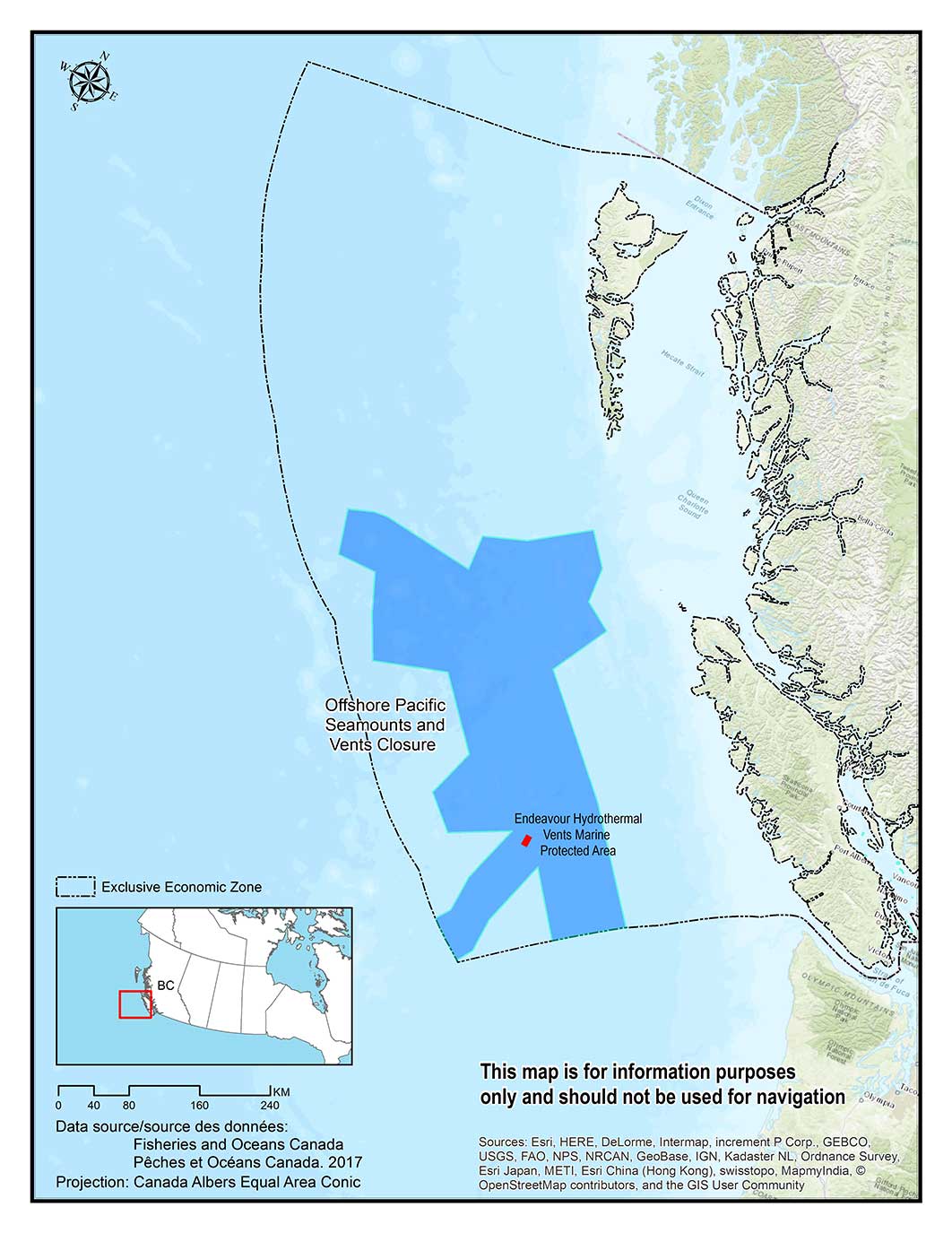 Offshore Pacific Seamounts and Vents Closure