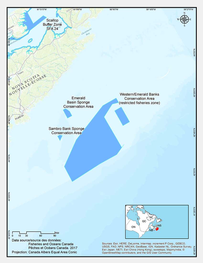 Western/Emerald Banks Conservation Area (restricted fisheries zone)