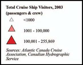 Legend: Cruise Ship Ports and Passengers