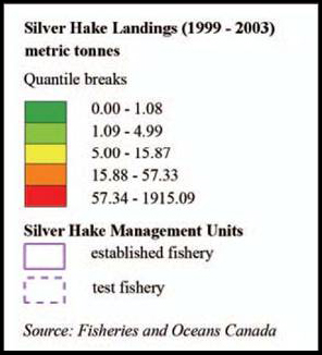 Legend: Silver Hake Landings (1999-2003)