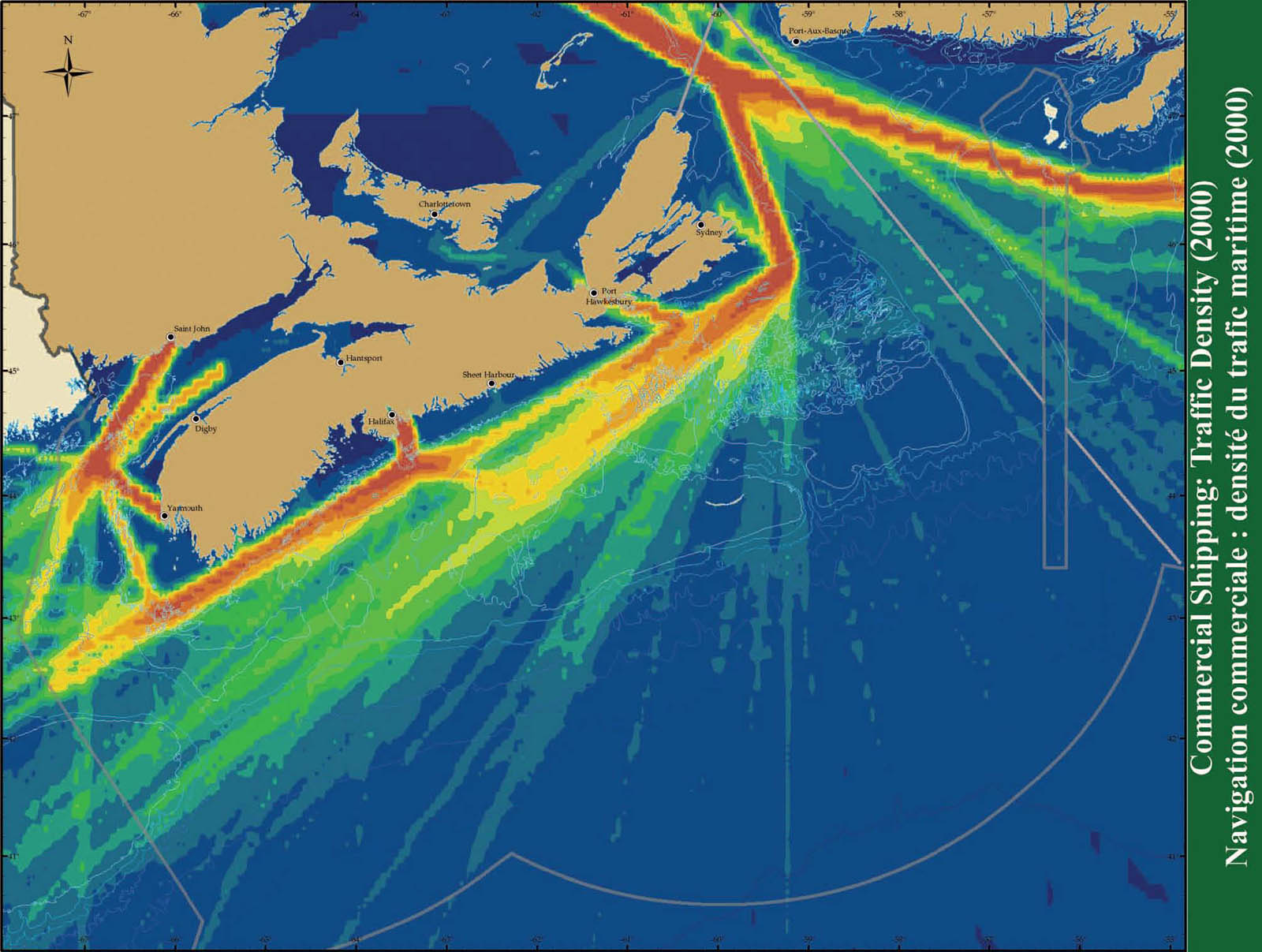 Commercial Shipping: Traffic Density (2002)