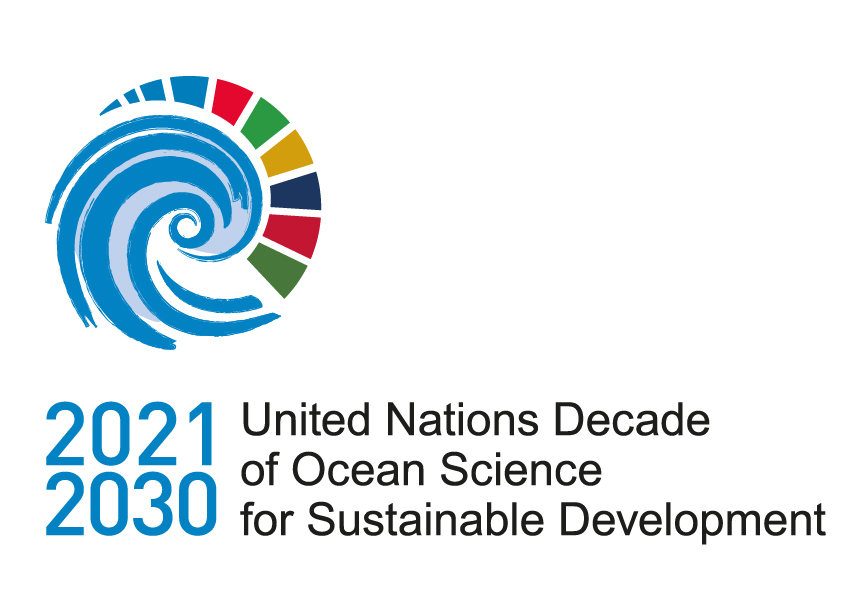 Logo: 2021 2030 United Nations Decade of Ocean Science for Sustainable Development