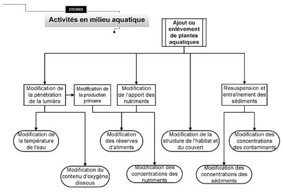 Ajout ou enlèvement de plantes aquatiques