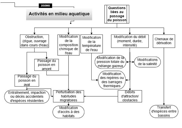 Questions liées au passage du poisson