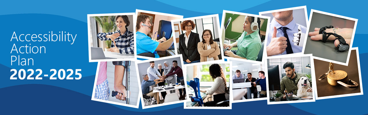 Photo montage of various persons with disabilities