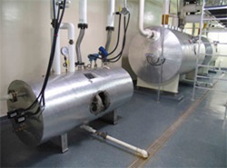 Wastewater stored in sealed tanks awaiting sterilization. Source: Fisheries and Oceans Canada.