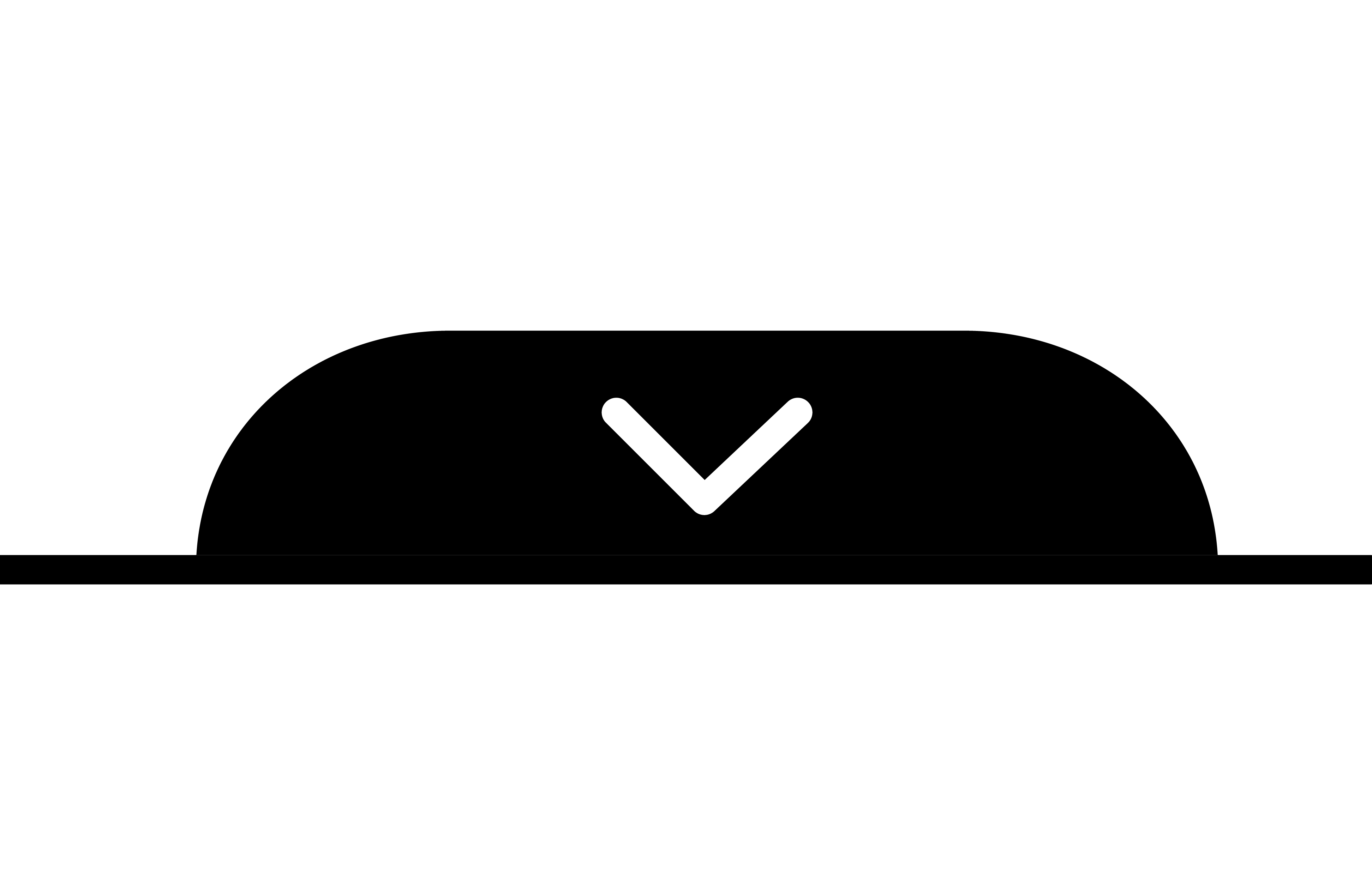 collapse table button: an angled bracket pointing down