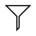 Filter widget button: a funnel