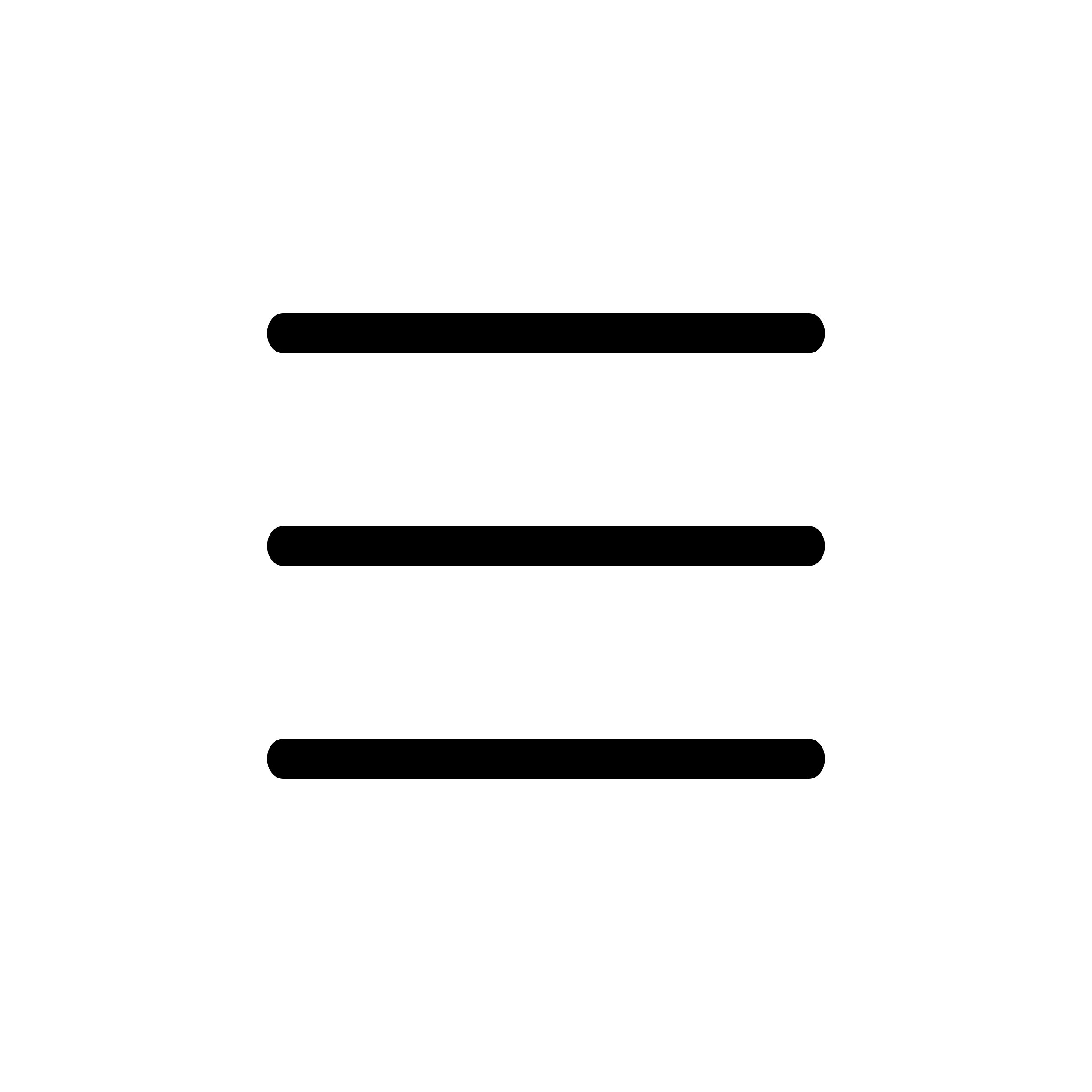 show all button: 3 horizontal lines