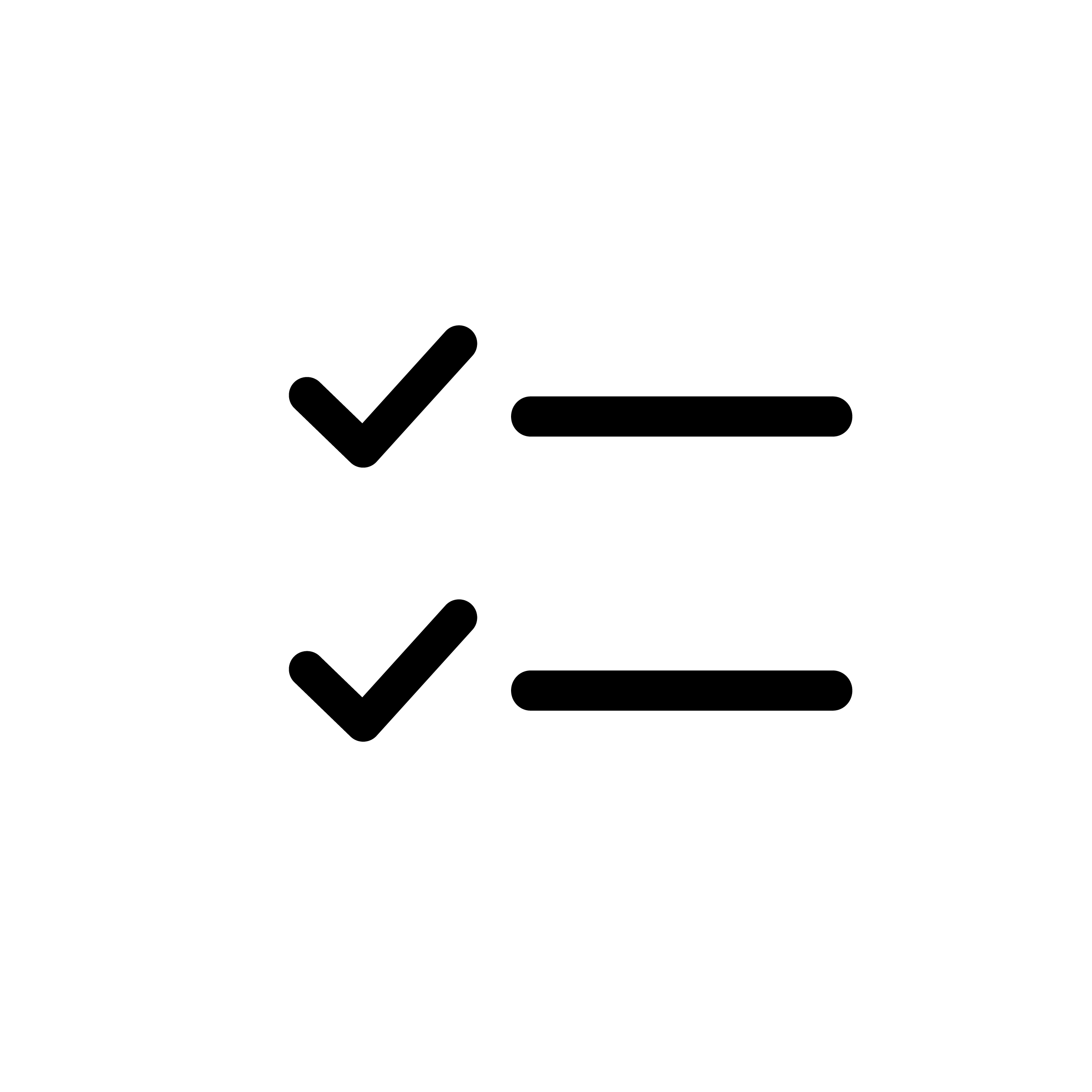 show selection button: 2 horizontal lines to the right of 2 checkmarks