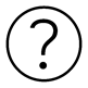 Bouton du guide d'utilisation : un point d'interrogation.