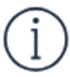 Lowercase letter I (i) in a circle.