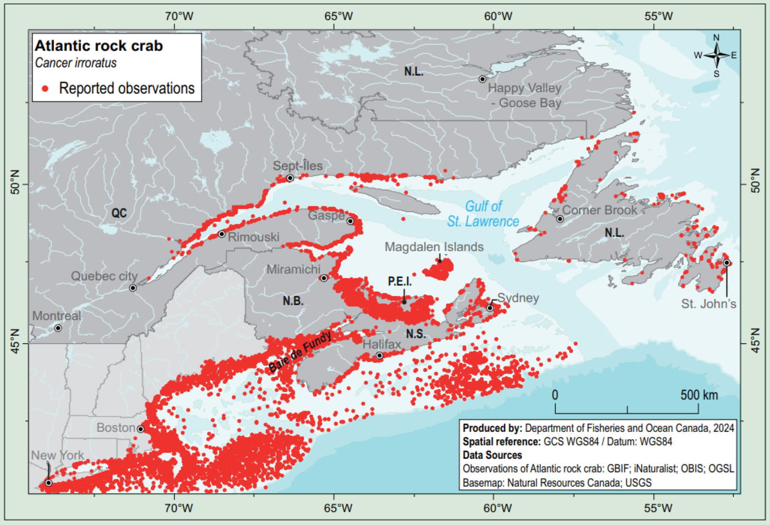 Identification guide for crabs of Eastern Canada: Wanted invaders