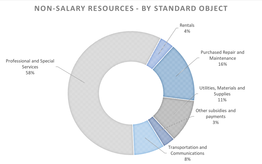 Non-salary Resources - by Standard Object