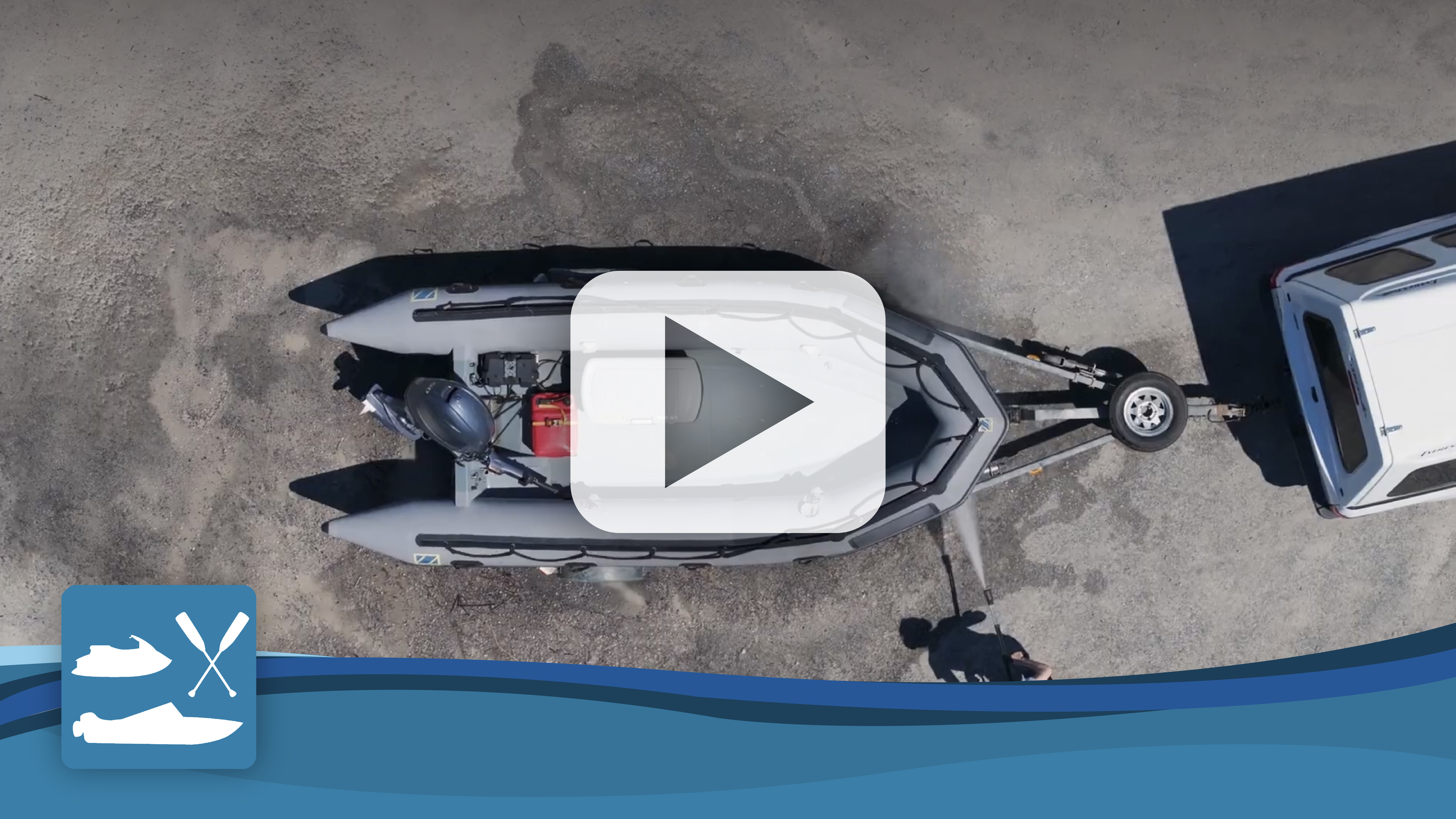 How to clean, drain, dry motorized boats.